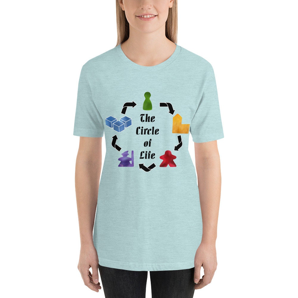 A Board Gamer's Circle of Life. Funny Board Game Shirt. Etsy