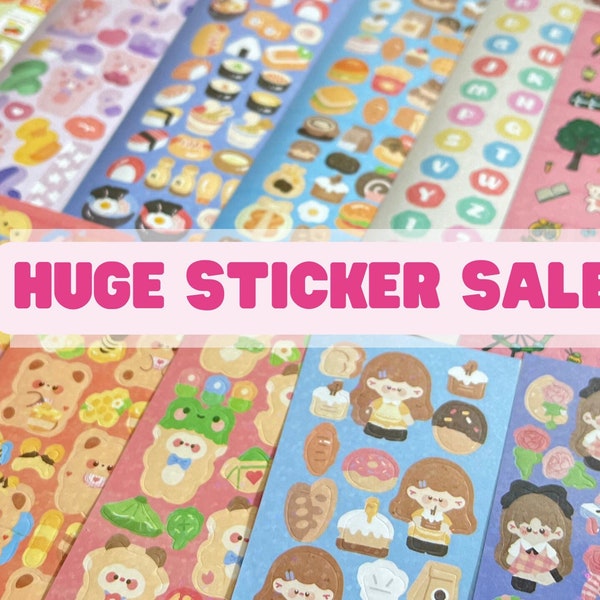 HUGE SALE!!! Cute Korean Sticker Grab Bag | Polco, Bullet journal, Penpal supplies, Phone case deco, Sticker Pack, Kawaii Assorted Stickers