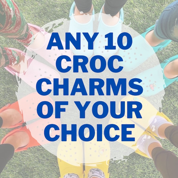 Pick Your Own Croc Charms, 10 PCS BUNDLE, Shoe Pin, Anime Charms, Sports Charm, Cartoon Charms, Luxury Charms, Fun Charms