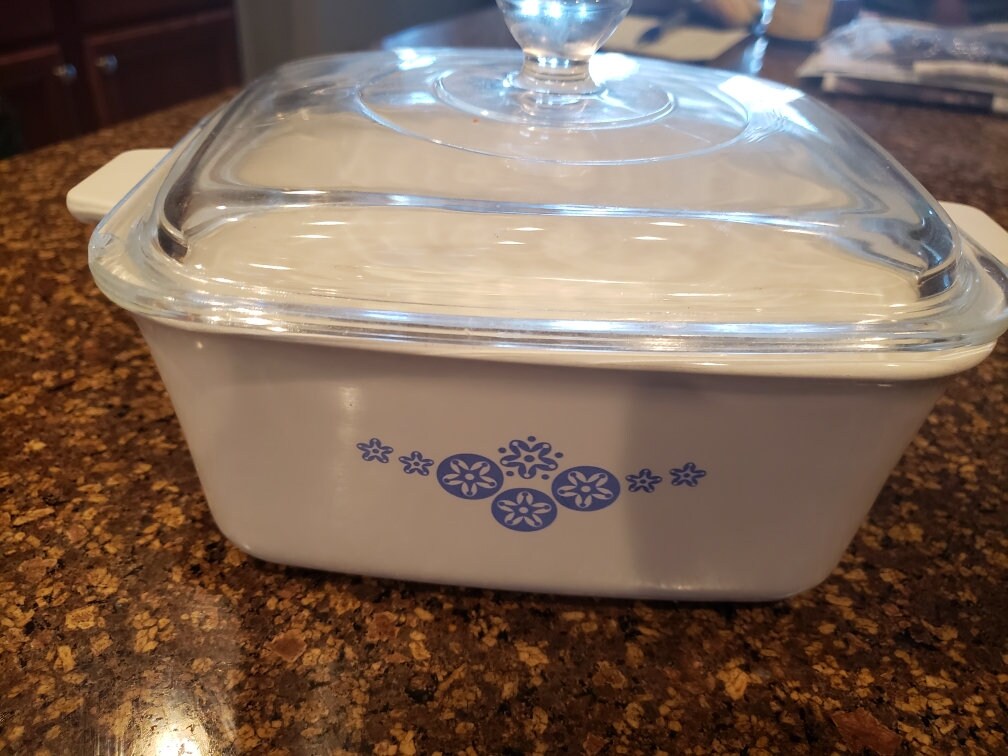 RARE DISCONTINUED VINTAGE Corning Ware Blue Cornflower Pyrex Dishes