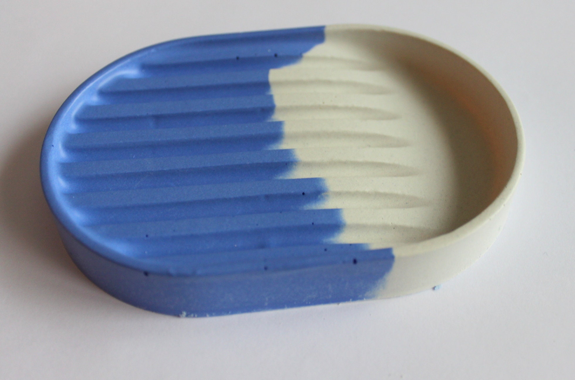 Porte-Savon Bicolore en Béton