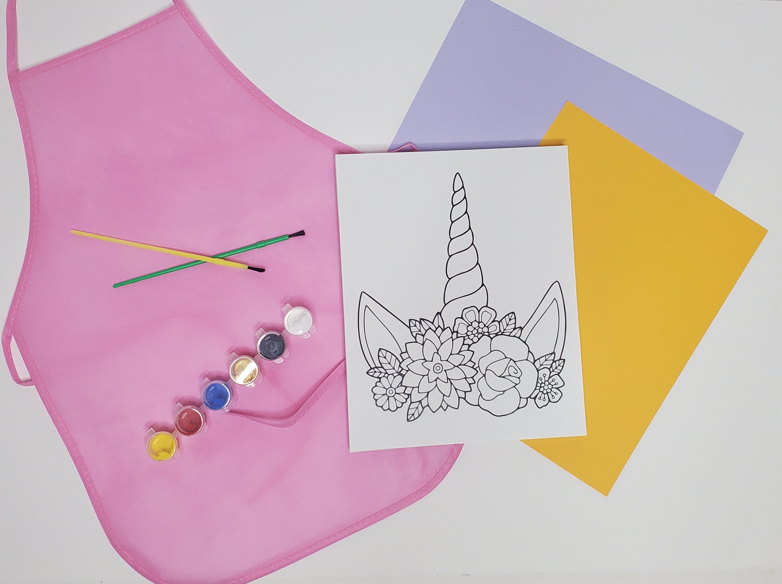 Predrawn Canvas Kid's activity Paint Night Kid's Etsy