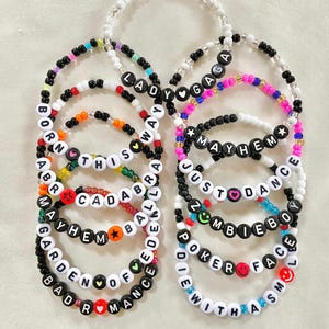 Lady Gaga Inspired Bracelets, Mayhem Bracelets, Mayhem Ball Bracelets, Lady Gaga Bracelets