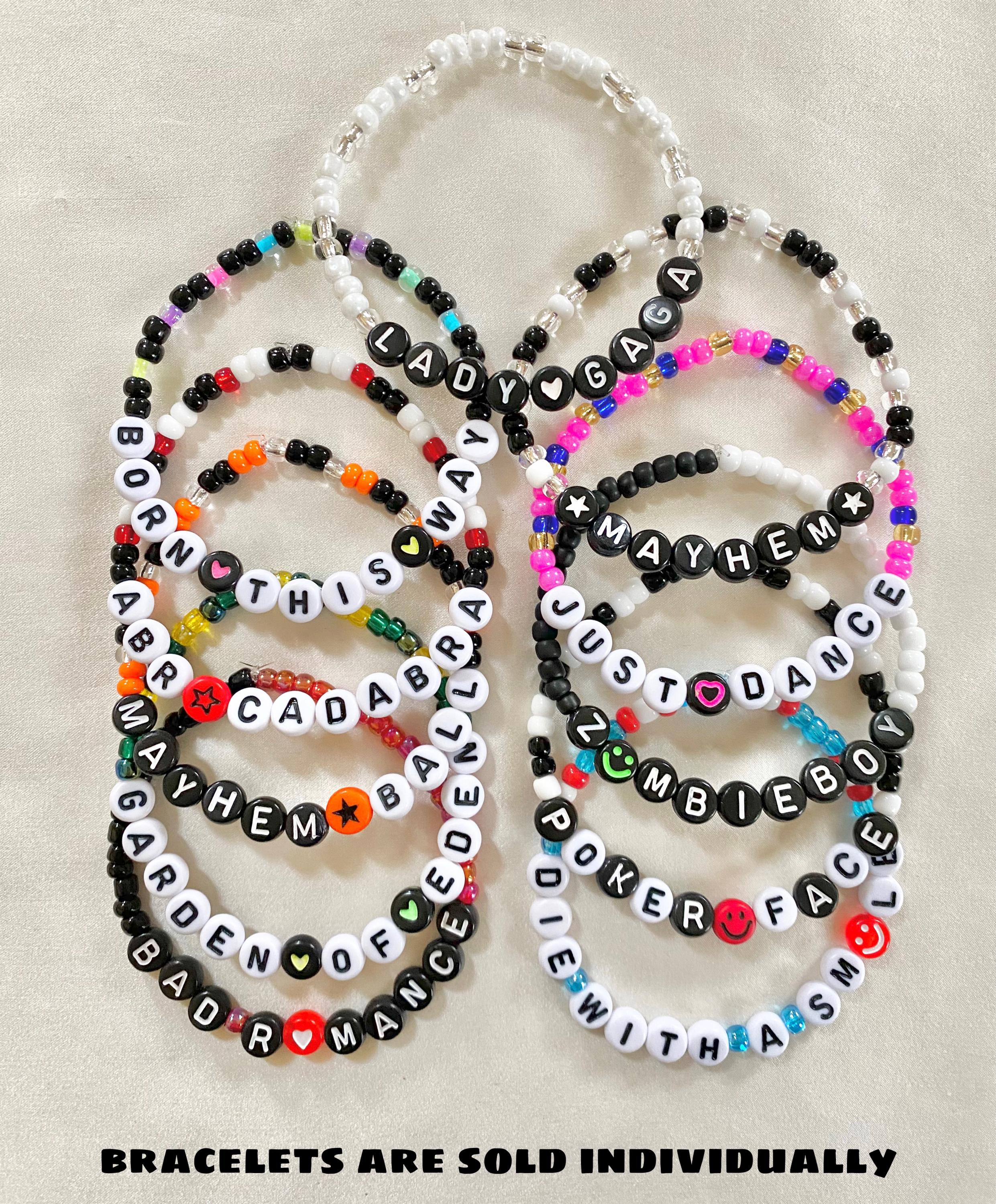 Lady Gaga Inspired Bracelets, Mayhem Bracelets, Mayhem Ball