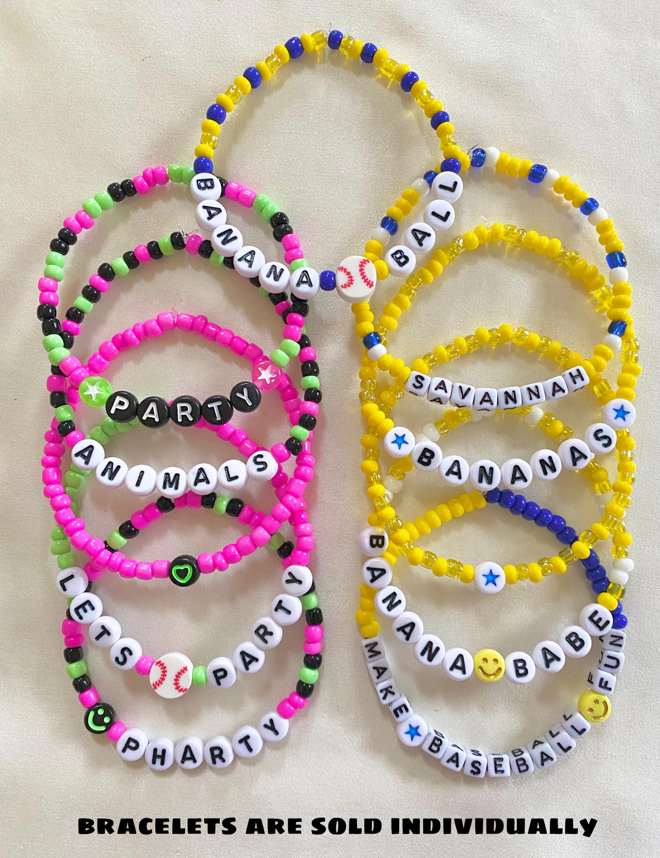 Savannah Bananas Inspired Bracelets, Savannah Bananas Merch, Party Animals Bracelets