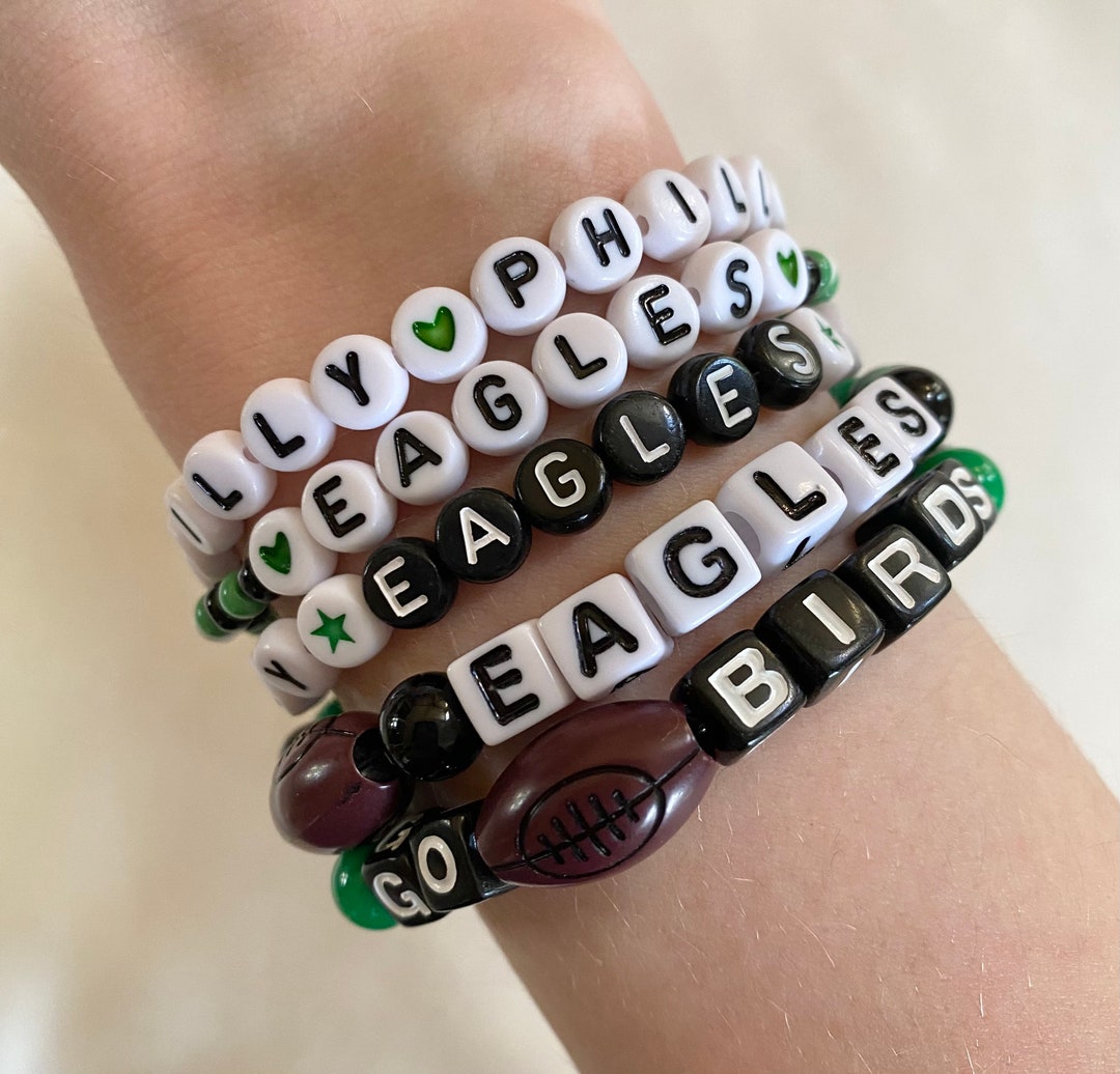 Eagles Beaded Bracelets Philadelphia Eagles Bracelets Go Etsy