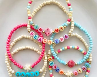 Beach Bracelets, Beach Era Bracelets, Beach Girl Bracelet, Beachy Bracelet, Summer Bracelets, Gift for Her