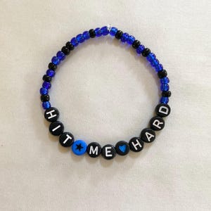 Billie Hit Me Hard and Soft Inspired Bracelet Set, Billie Bracelets, Billie Merch, Hit Me Hard And Soft Bracelets immagine 2
