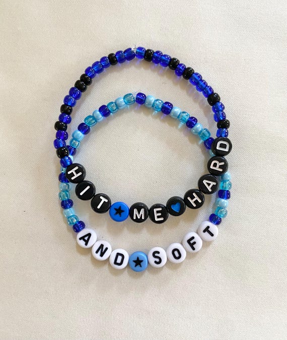 Billie Hit Me Hard and Soft Inspired Bracelet Set, Billie