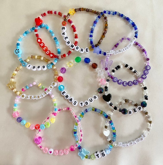 Taylor Swift Eras Tour Friendship Bracelets - 10 Randomly Selected, (10 For  $12)