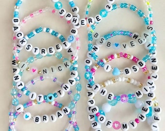 BSB Bracelets BSB Las Vegas Sphere 2026 Backstreet Boys Bracelets Backstreet Boys Merch BSB