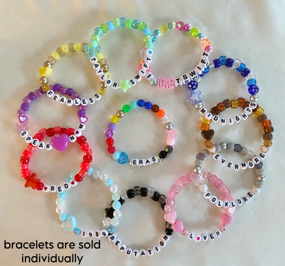 Eras Tour Friendship Beaded Bracelets Tradable Bracelets Eras 