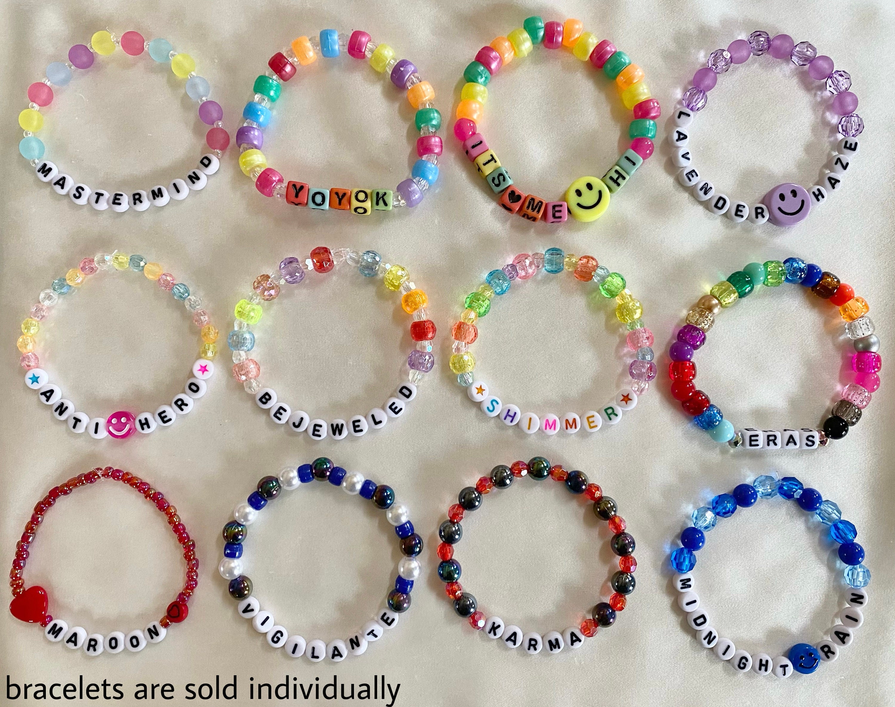 Eras Tour Friendship Beaded Bracelets Tradable Bracelets Eras 