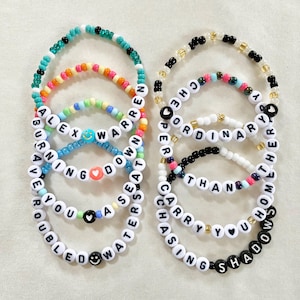 Alex Warren Inspired Beaded Friendship Bracelets, Alex Warren Tour, Alex Warren Bracelets, Ordinary Bracelet, Alex Warren Fan Gift
