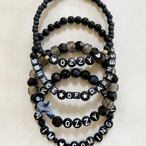 Ozzy Osborne Bracelet, Prince of Darkness Bracelet, Ozzy Bracelet