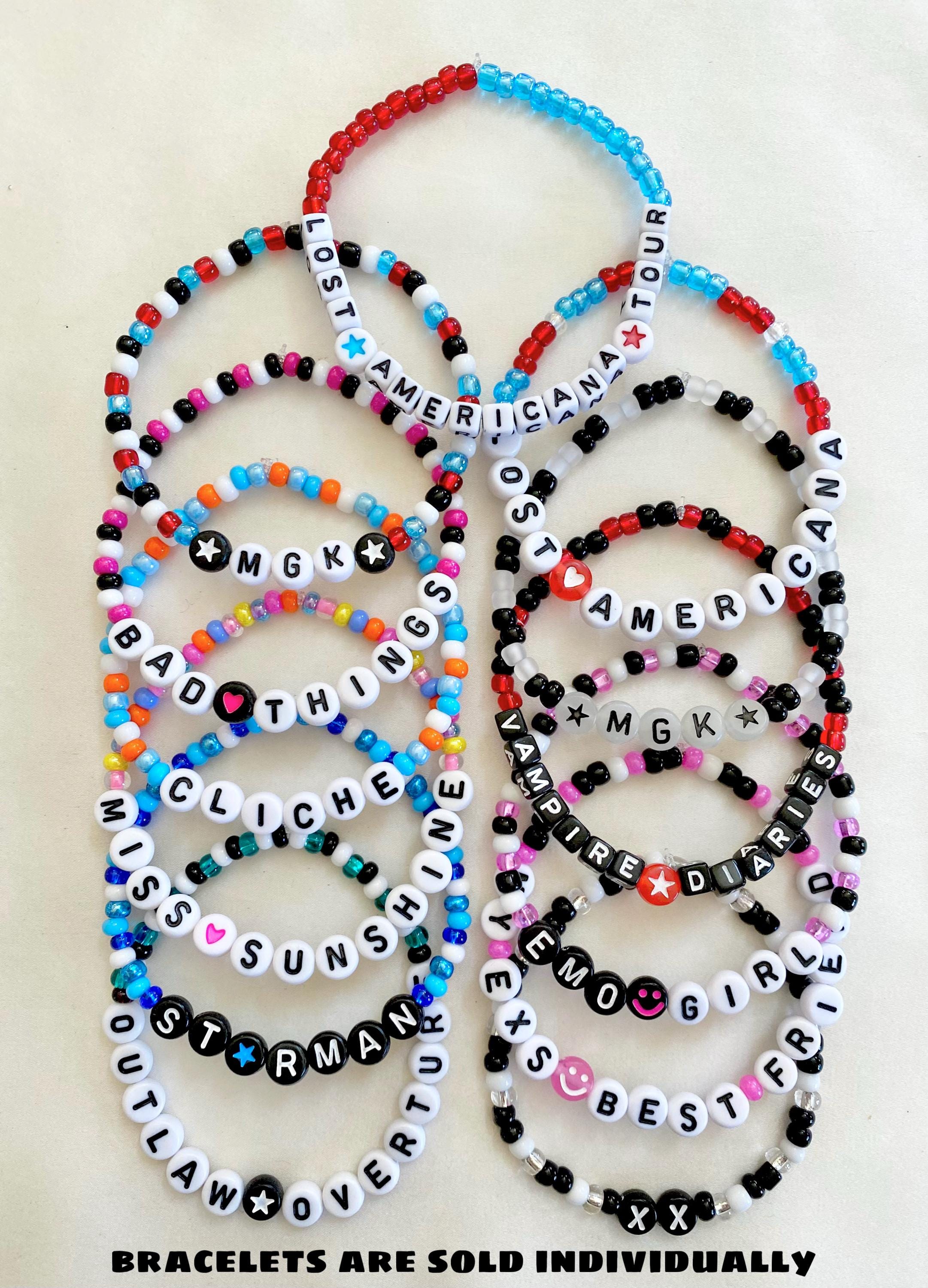 MGK Bracelets, Lost Americana Tour Bracelets, MGK Merch - Etsy
