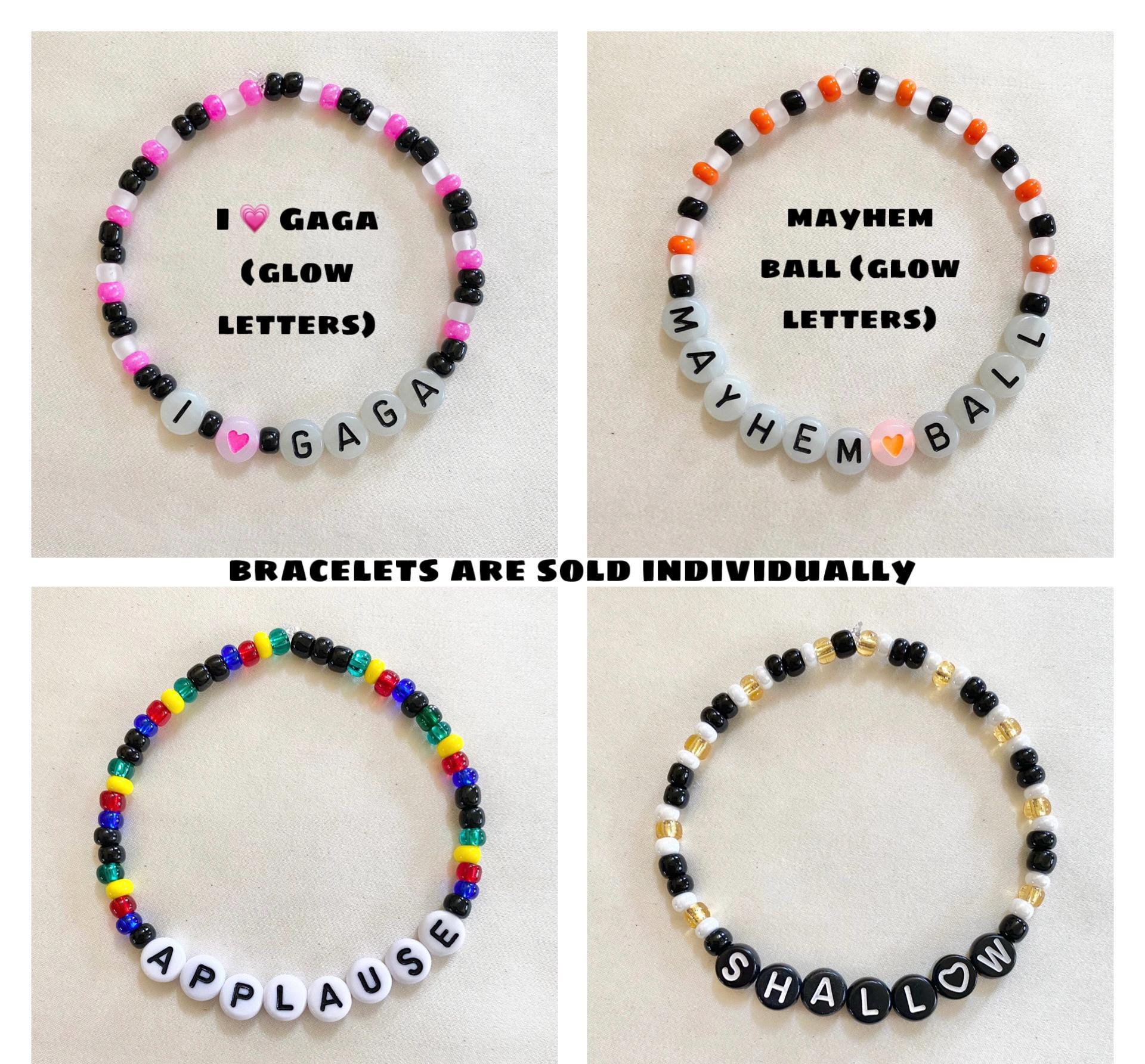 Lady Gaga Inspired Bracelets, Mayhem Bracelets, Mayhem Ball