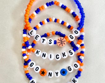 Knicks Bracelets, New York Basketball Bracelets, Knicks Merch