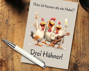 Carte postale de poule, poulailler, cartes postales, cartes postales de poules, poule, papeterie, carte postale de poule, carte postale d'animal, cadeau, carte postale de poule