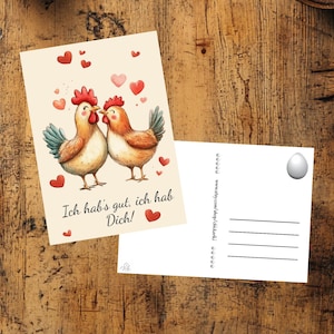 Cartões postais de galinha, galinhas de cartão postal, idade, cartões postais, galinha, papelaria, galinha de cartão postal, animais de cartão postal, presente, cartão postal de galinha, galinha