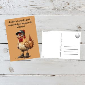 Carte postale poulets, âge, cartes postales, cartes postales poulet, poulet, papeterie, carte postale poulet, carte postale animaux, cadeau, carte postale poulet, poulet