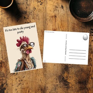 Cartes postales de poulet, cartes postales de poulet, âge, cartes postales, poulet, papeterie, carte postale poulet, carte postale animaux, cadeau, carte postale poulet, poulet