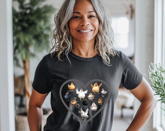 J'adore les poulets, t-shirt poulet, chuchoteur de poulets, t-shirt, t-shirt animaux, poulet, poulets, t-shirt, ferme, chuchoteur de poulets, vie à la campagne, poulet
