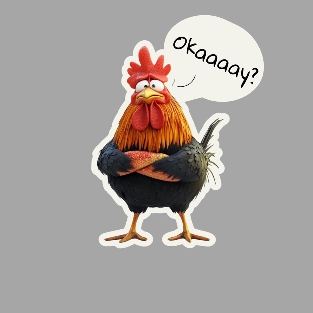 Sticker, Decal, Chicken, Chicken Sticker, Chicken Sticker, Chicken ...