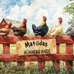 Personalized sign, chickens, chicken, chicken coop, chicken coop sign, birthday, vintage, retro, farm, decoration, gift, chicken, gift