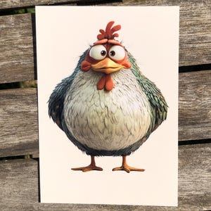 Pollos de postal, pollos, postales, postales de pollo, pollo, papelería, pollo de postal, animales de postal, regalo, pollo gordo, veneno