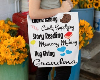 Best Grandma Tote | Personalized Grandma Tote Bag | New Grandma Tote Bag | Mother's Day Gift | Grandma Beach Bag | Grandma Book Tote