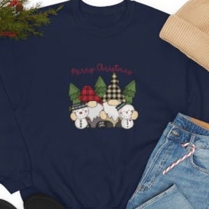 Christmas Gnomes Sweatshirt | Merry Christmas Sweatshirt | Holiday Party Sweatshirt