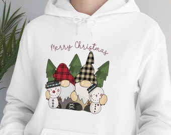 Christmas Gnomes Hoodie | Merry Christmas Hoodie | Holiday Party Sweatshirt