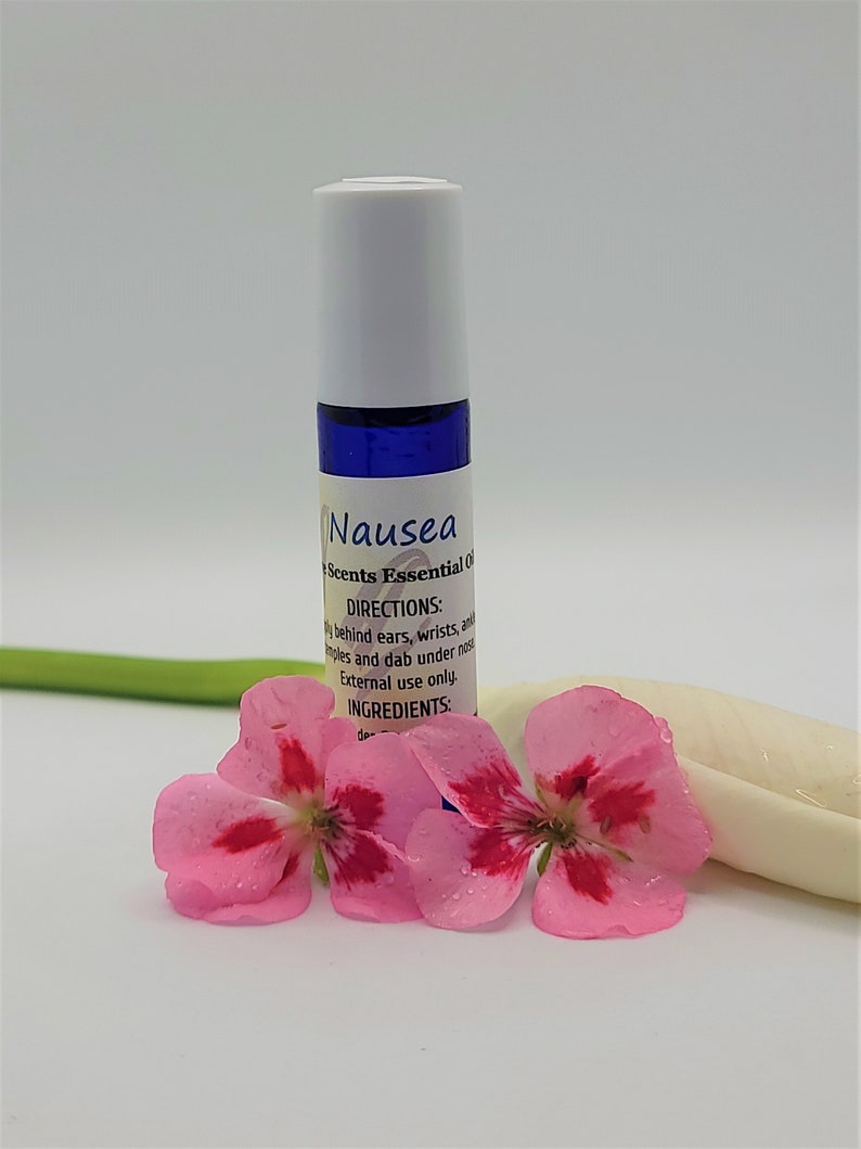 Nausea Aromatherapy Inhaler OR Essential Oil Rollon Etsy