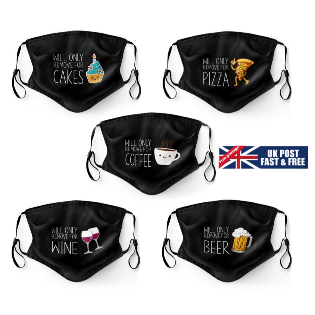 Funny Face Masks for Adults With Filterswashable and Reusable Unisex