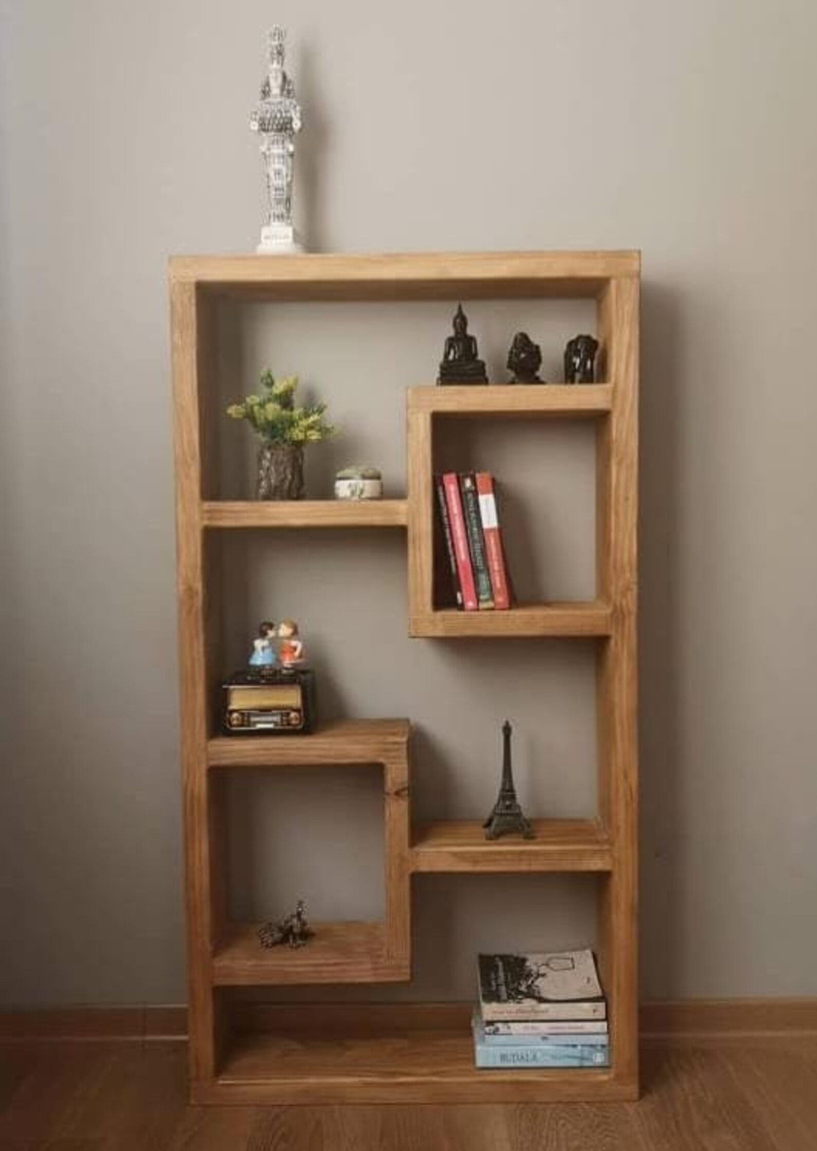 NATURAL WOOD SHELF Wall Mount Bookshelf Shelf NAtural Etsy