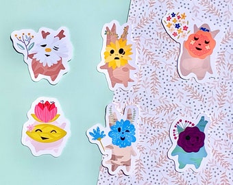 Floral Korok Vinyl Stickers | Legend of Zelda BOTW