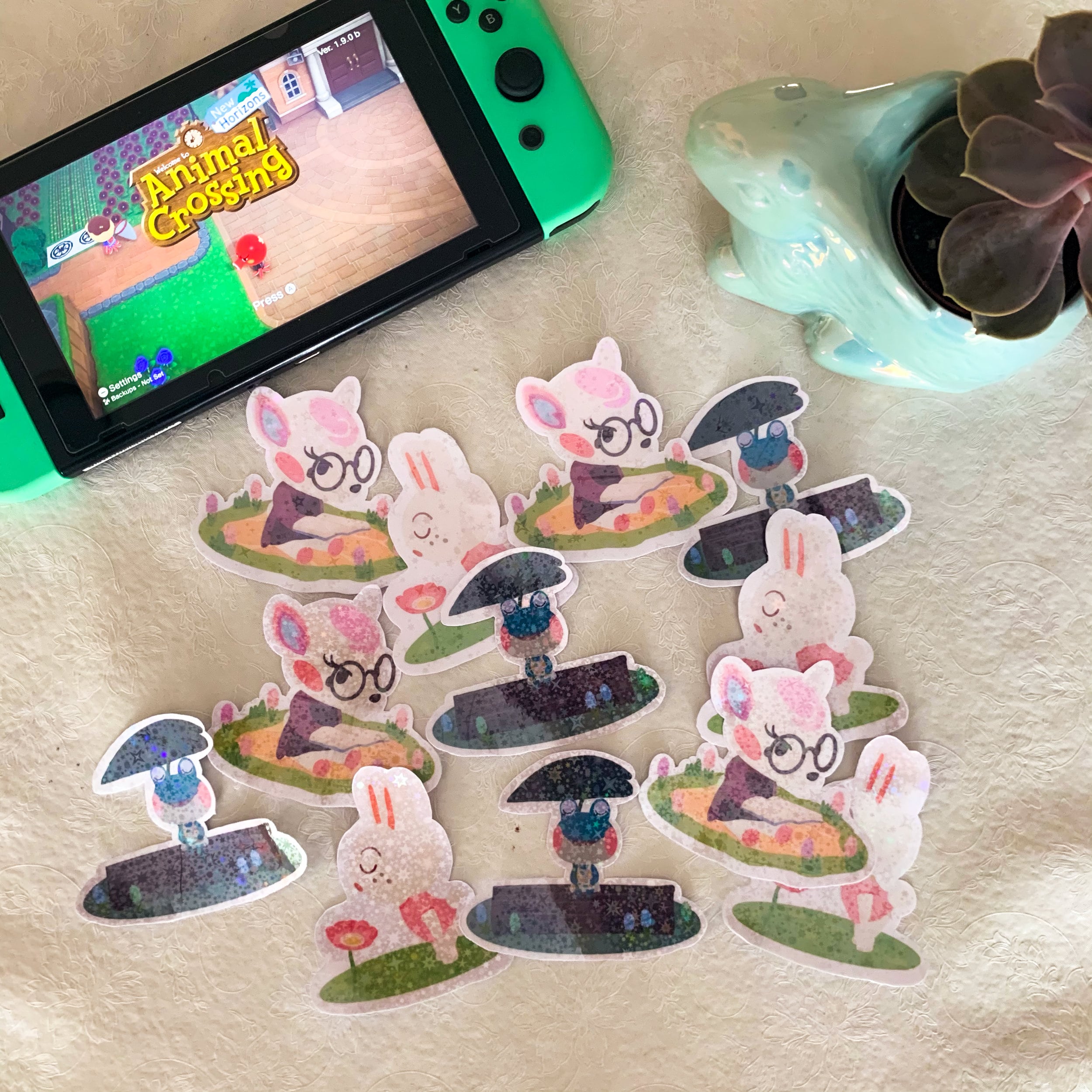 Animal Crossing Spring Celebration Lily Etsy