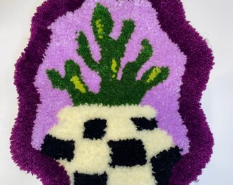 Plant in a Pot Wall Rug, hanging, home decor