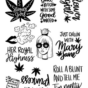 Stoner Babe Quote - Etsy
