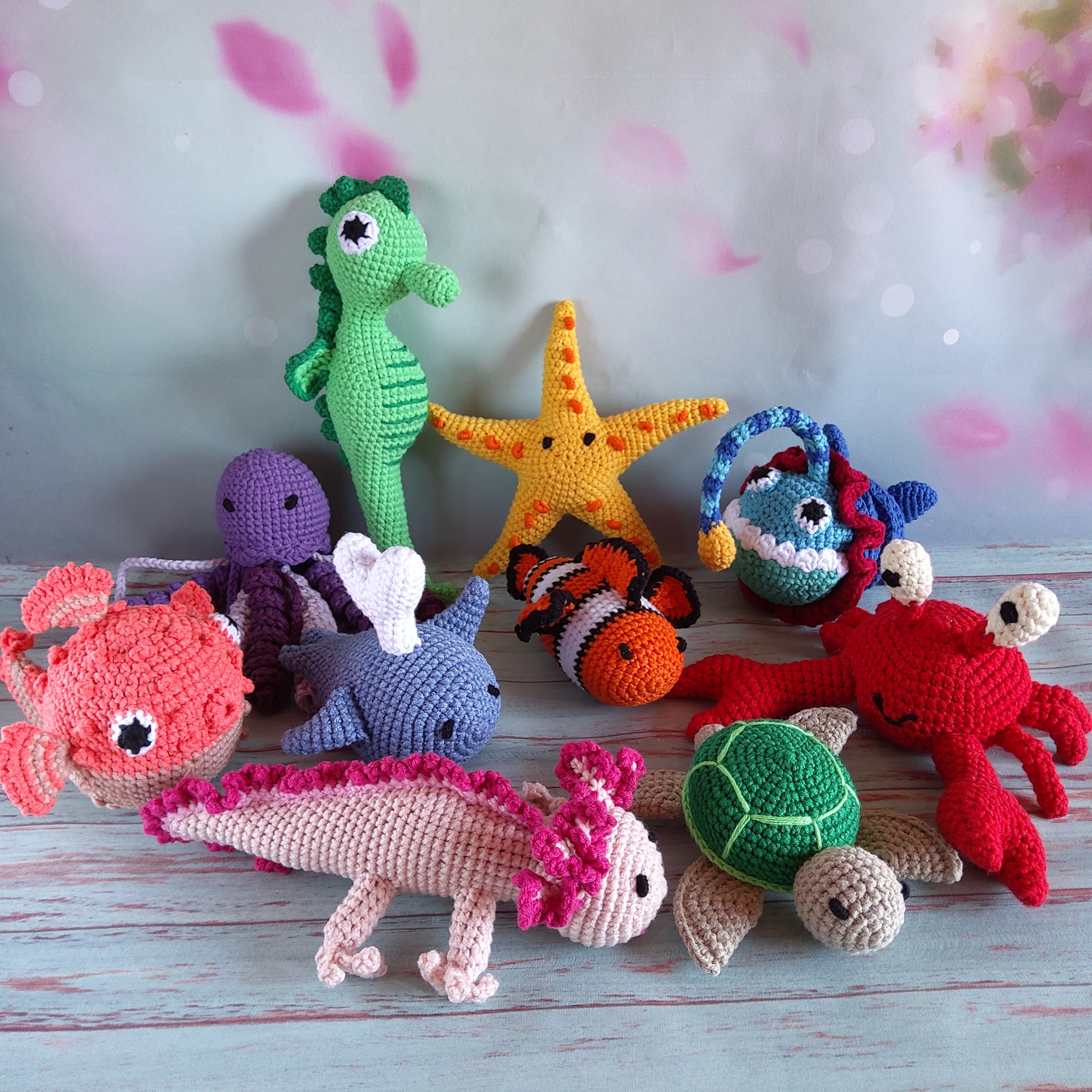 Crochet pattern for beginners - Sea Creatures
