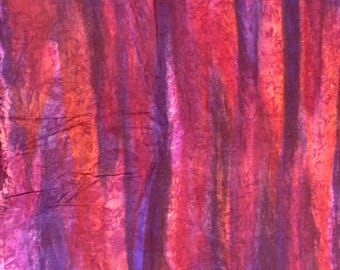 Rayon Batik Purple Stripe
