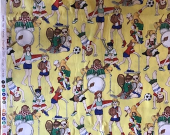 Sporty Girls Fat Quarter