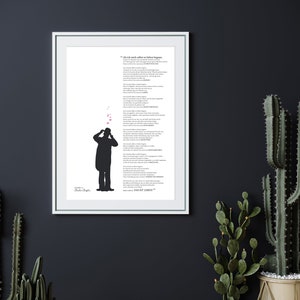 Poster DIN A3/A2 "Charlie Chaplin Geburtstagsrede" | Selbstliebe | positives Mindset | "Als ich mich selbst zu lieben begann..."