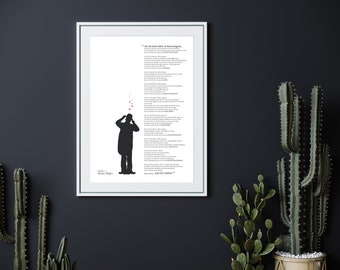 Poster, Bild "Charlie Chaplin Geburtstagsrede" | Selbstliebe | Selflove | positives Mindset | "Als ich mich selbst zu lieben begann..."