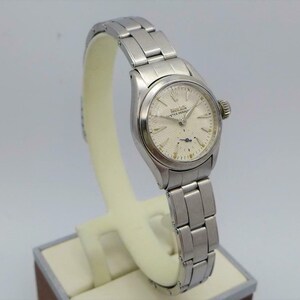 ROLEX OYSTER PERPETUAL stainless steel automatic vintage 1954 womens wristwatch image 3