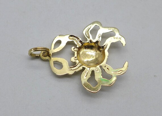 Crab Pendant Charm 14kt Yellow Gold - image 3