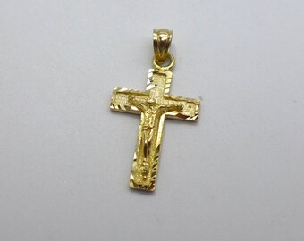 14kt Crucifix - Etsy