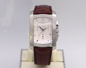 Baume & Mercier Geneve Hampton Swiss Quartz 50M Chrono Steel 65448 Wristwatch