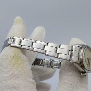 ROLEX OYSTER PERPETUAL stainless steel automatic vintage 1954 womens wristwatch image 6